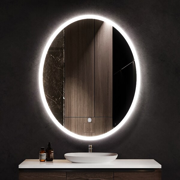 Ketcham 30 "H x 20 "W, LED Mirror , Mirror , Aluminum , ELL-2030P
